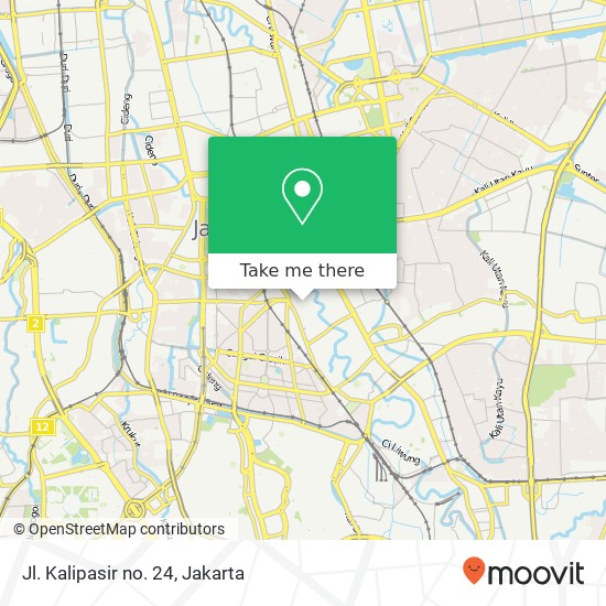 Jl. Kalipasir no. 24 map