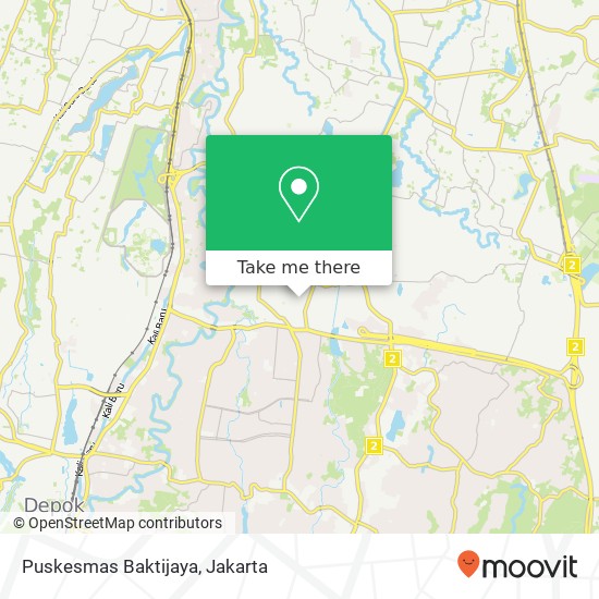 Puskesmas Baktijaya map