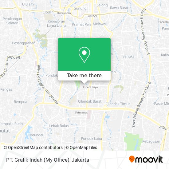 PT. Grafik Indah (My Office) map