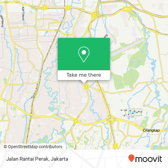 Jalan Rantai Perak map