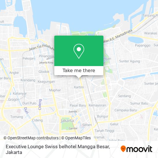 Executive Lounge Swiss belhotel Mangga Besar map