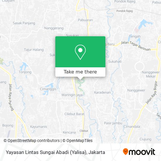 Yayasan Lintas Sungai Abadi (Yalisa) map