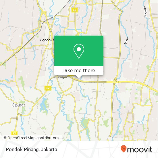 Pondok Pinang map