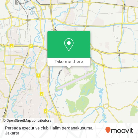 Persada executive club Halim perdanakusuma map