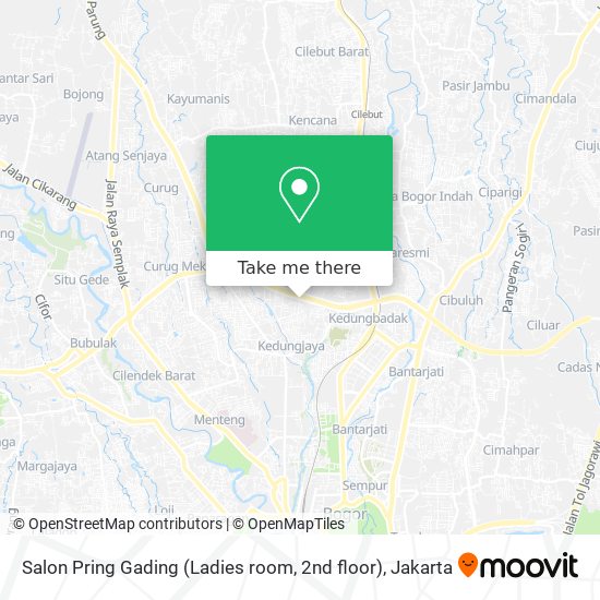 Salon Pring Gading (Ladies room, 2nd floor) map