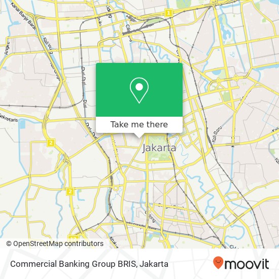 Commercial Banking Group BRIS map