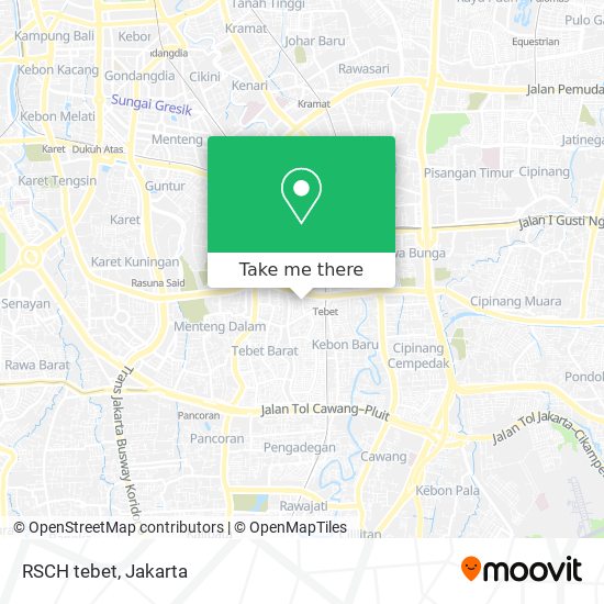 RSCH tebet map