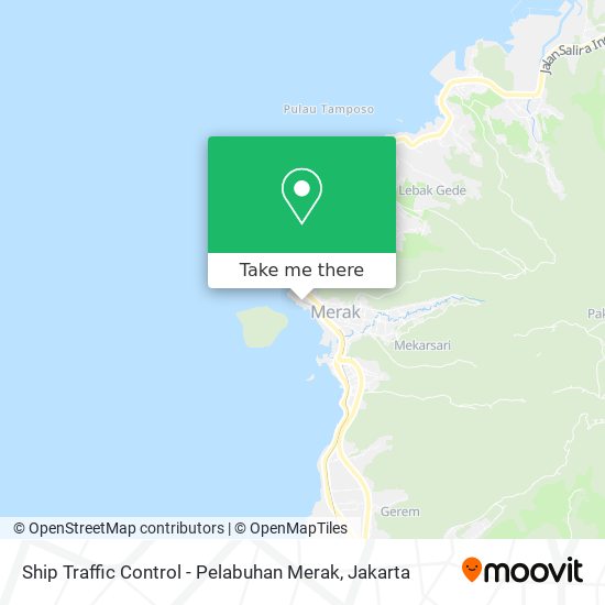 Ship Traffic Control - Pelabuhan Merak map