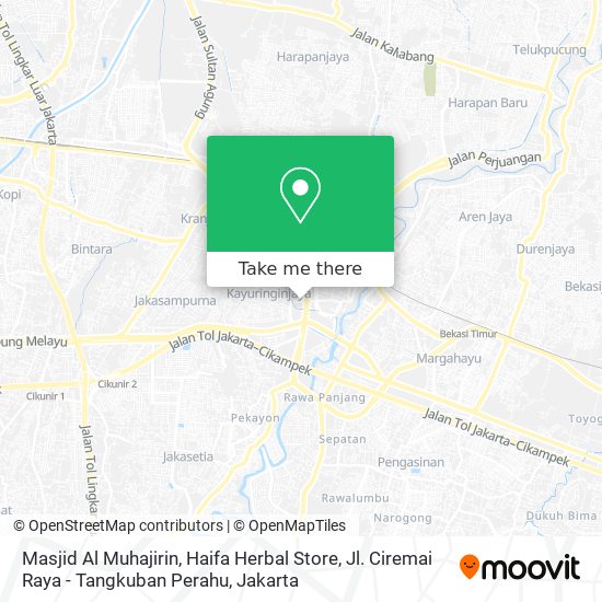 Masjid Al Muhajirin, Haifa Herbal Store, Jl. Ciremai Raya - Tangkuban Perahu map