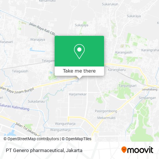 PT Genero pharmaceutical map
