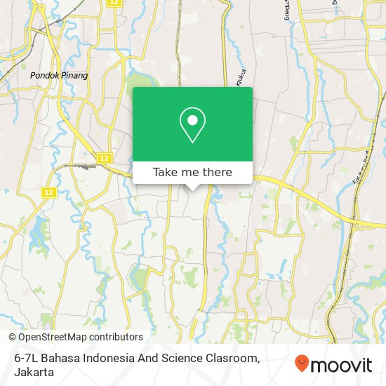 6-7L Bahasa Indonesia And Science Clasroom map