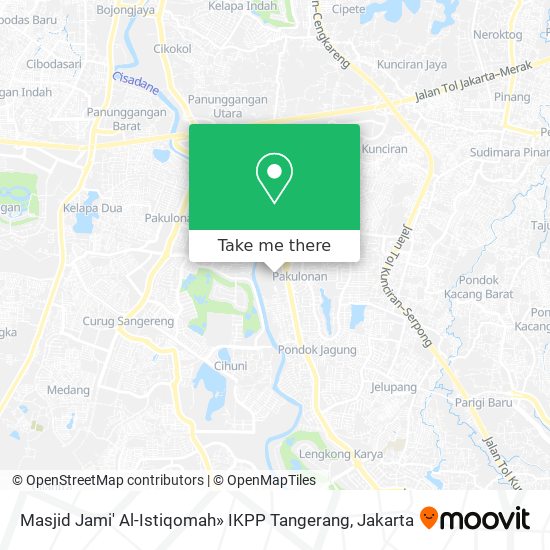 Masjid Jami' Al-Istiqomah» IKPP Tangerang map
