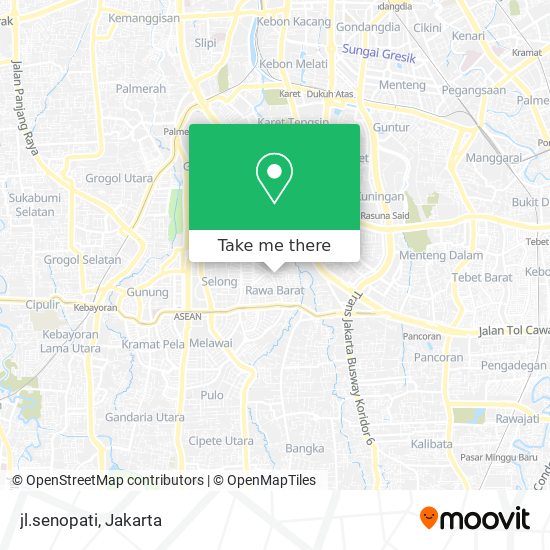 jl.senopati map