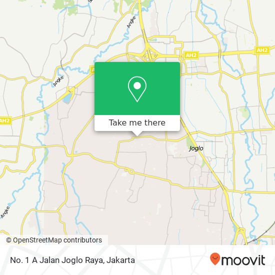 No. 1 A Jalan Joglo Raya map