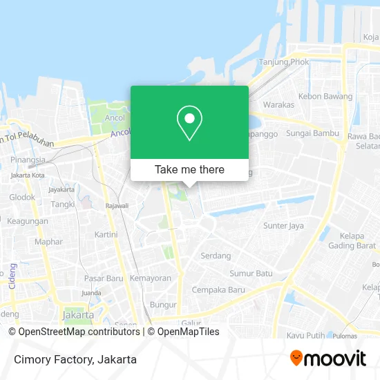 Cimory Factory map