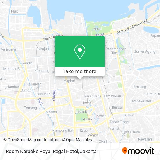 Room Karaoke Royal Regal Hotel map