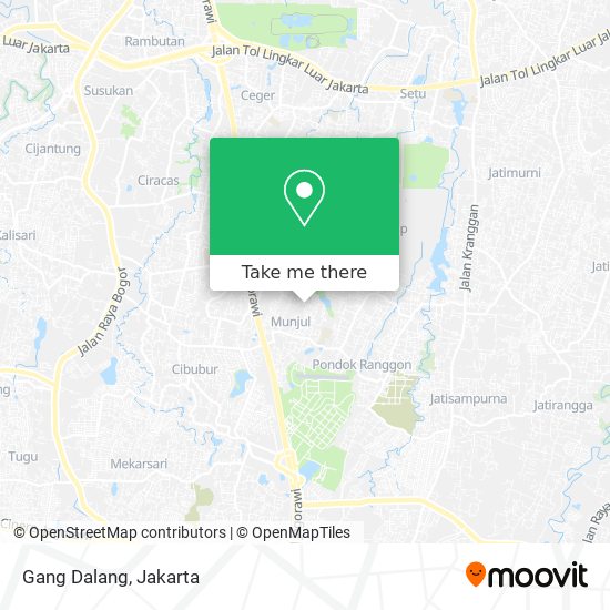 Gang Dalang map
