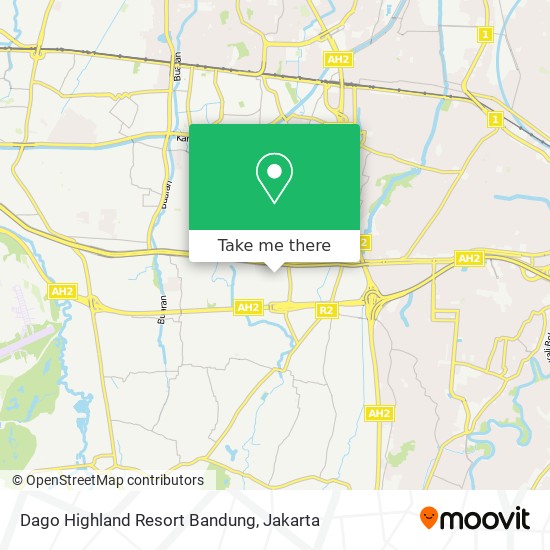 Dago Highland Resort Bandung map