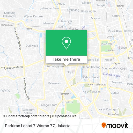 Parkiran Lantai 7 Wisma 77 map