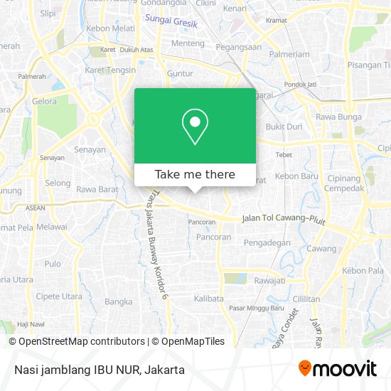 Nasi jamblang IBU NUR map