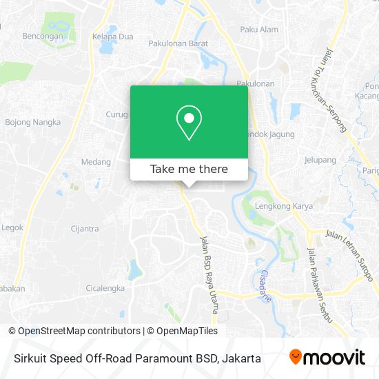 Sirkuit Speed Off-Road Paramount BSD map