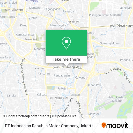PT Indonesian Republic Motor Company map