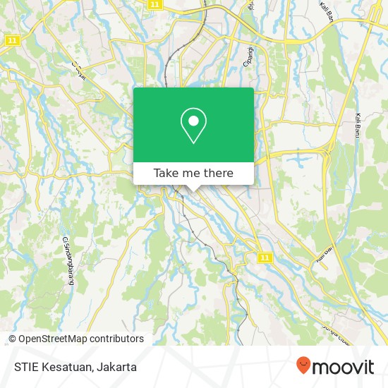 STIE Kesatuan map