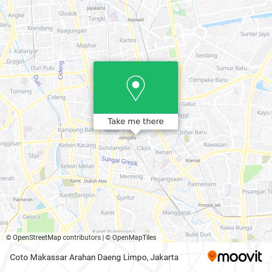 Coto Makassar Arahan Daeng Limpo map