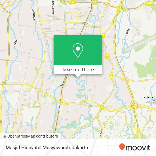 Masjid Hidayatul Musyawarah map