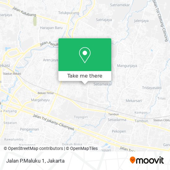 Jalan P.Maluku 1 map