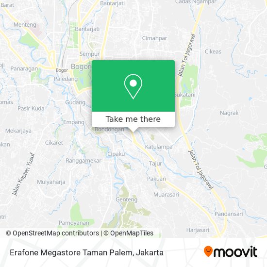 Erafone Megastore Taman Palem map