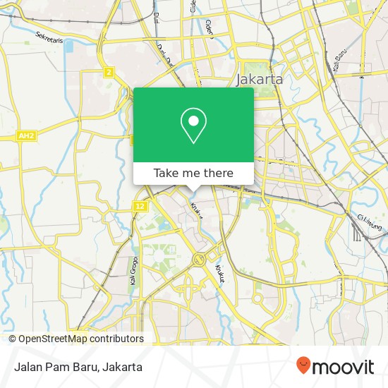 Jalan Pam Baru map