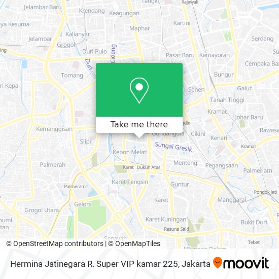 Hermina Jatinegara R. Super VIP kamar 225 map