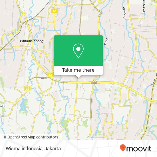 Wisma indonesia map