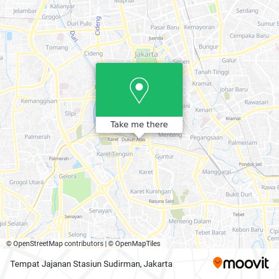 Tempat Jajanan Stasiun Sudirman map