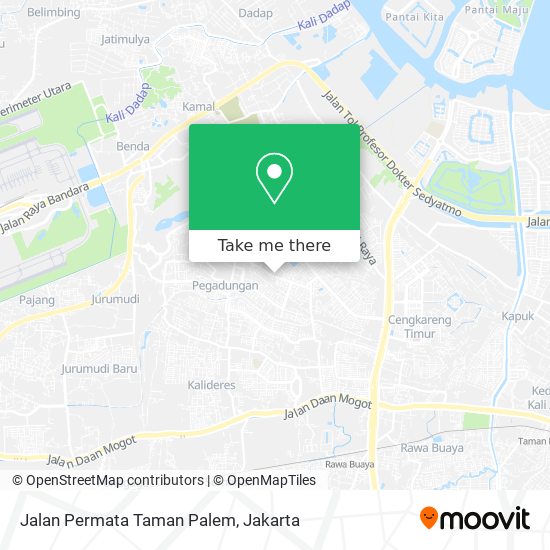 Jalan Permata Taman Palem map