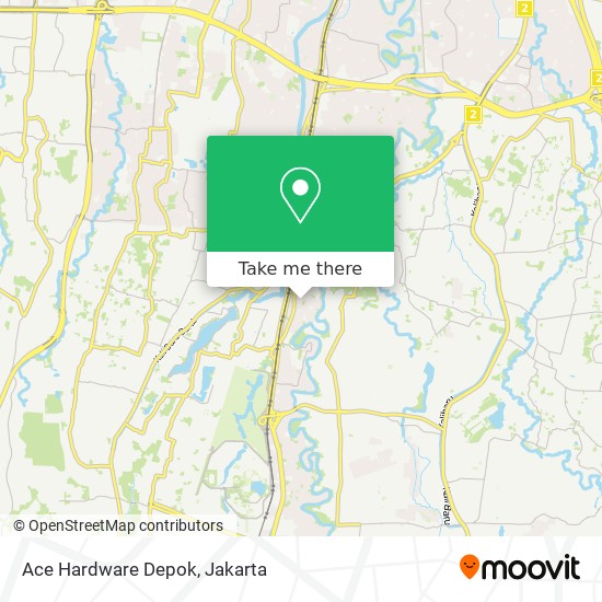 Ace Hardware Depok map