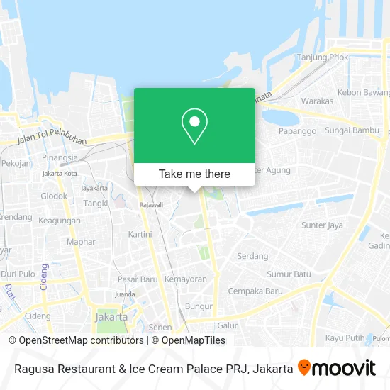 Ragusa Restaurant & Ice Cream Palace PRJ map