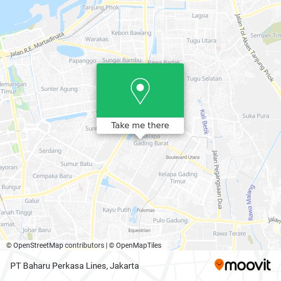 PT Baharu Perkasa Lines map