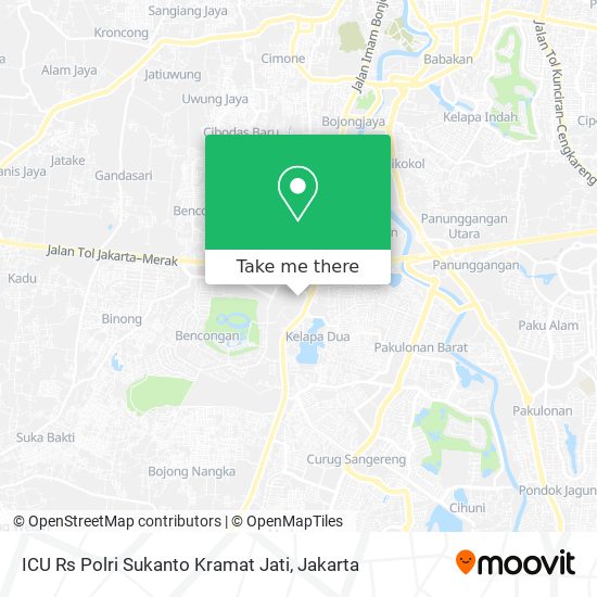 ICU Rs Polri Sukanto Kramat Jati map