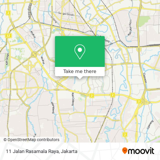 11 Jalan Rasamala Raya map