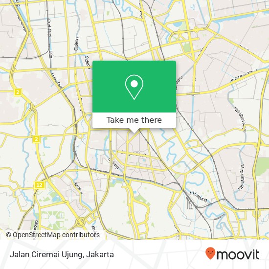 Jalan Ciremai Ujung map