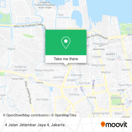 4 Jalan Jelambar Jaya 4 map