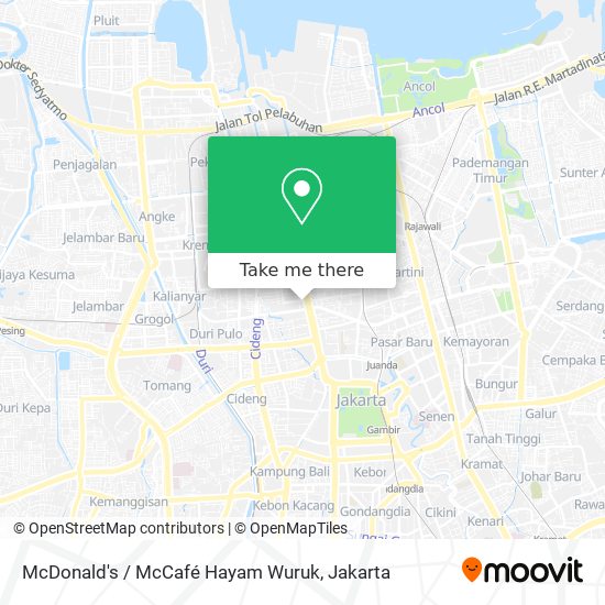 McDonald's / McCafé Hayam Wuruk map