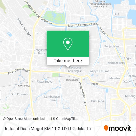 Indosat Daan Mogot KM.11 Gd.D Lt.2 map