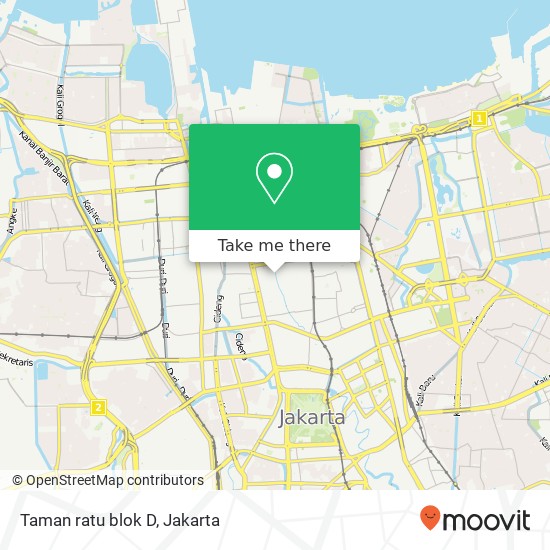 Taman ratu blok D map