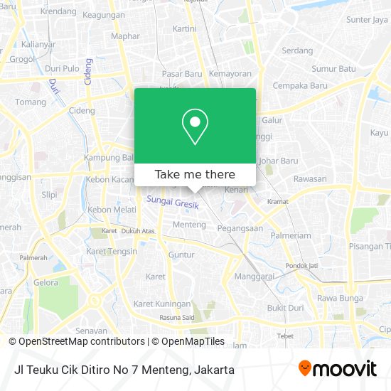 Jl Teuku Cik Ditiro No 7 Menteng map