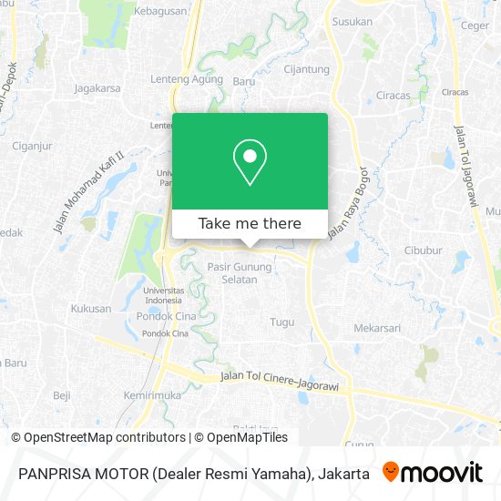 PANPRISA MOTOR (Dealer Resmi Yamaha) map