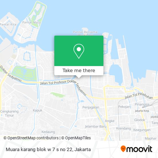 Muara karang blok w 7 s no 22 map
