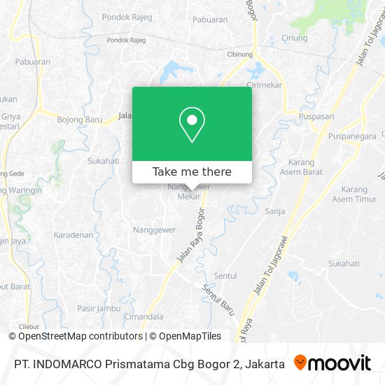 PT. INDOMARCO Prismatama Cbg Bogor 2 map